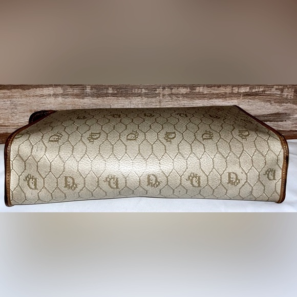 Christian Dior Authentic Vintage Clutch leather trim with authentication - Picture 5 of 10